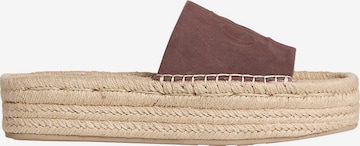Calvin Klein Pantolette 'Ebeth' in Braun: Vorderseite