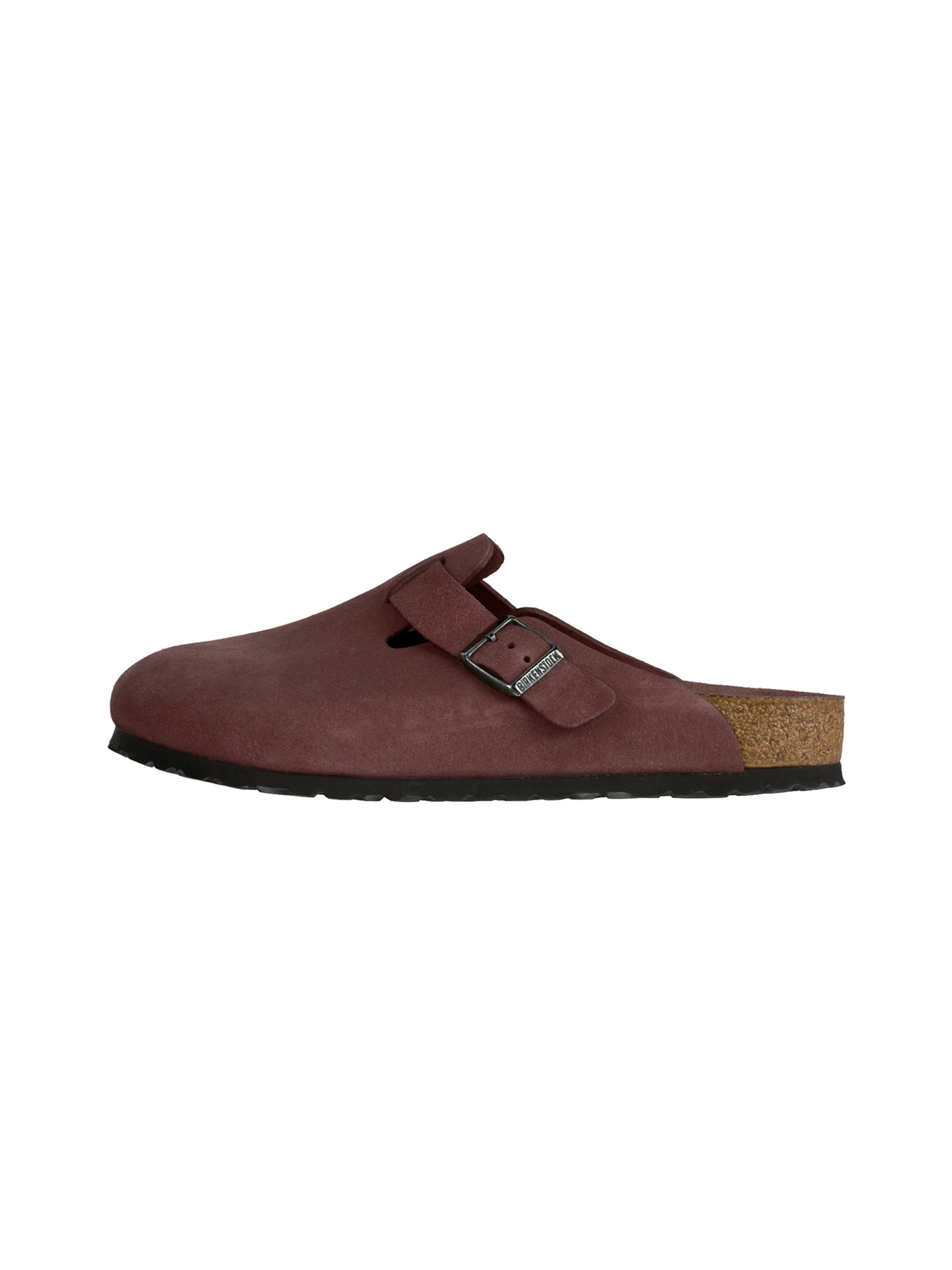 BIRKENSTOCK Muiltjes 'Boston' in Bruin: voorkant