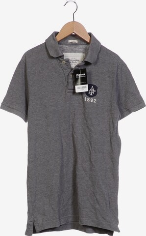 Abercrombie & Fitch Poloshirt M in Grau: predná strana