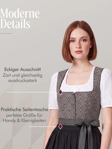 Trachtenhof Nübler Dirndl 'Dirndl midi Grace'‌‌‌‌ in Schwarz