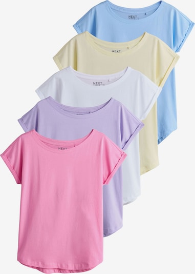 Next Majica u svijetloplava / svijetložuta / lavanda / svijetloroza / bijela, Pregled proizvoda