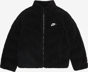 Nike Sportswear Fliisjakk, värv must: eest vaates