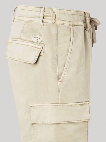 Pepe Jeans Regular Cargobroek 'GYMDIGO' in Beige