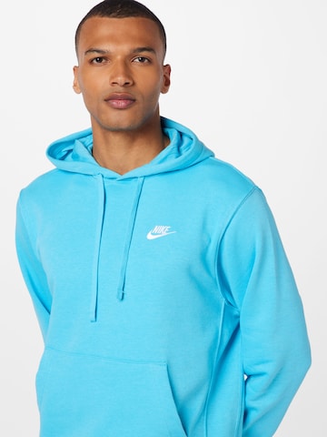 Nike Sportswear Regularny krój Bluzka sportowa w kolorze niebieski