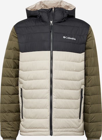 COLUMBIA Outdoor jacket 'Powder Lite' in Grey: front