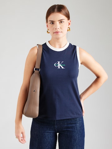 Calvin Klein Jeans Top in Blue: front