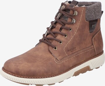 Rieker - Botas com atacadores em castanho: frente