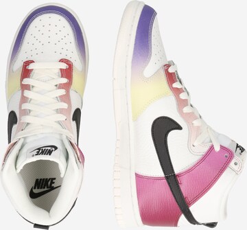 Nike Sportswear Σνίκερ ψηλό 'DUNK HIGH' σε λευκό