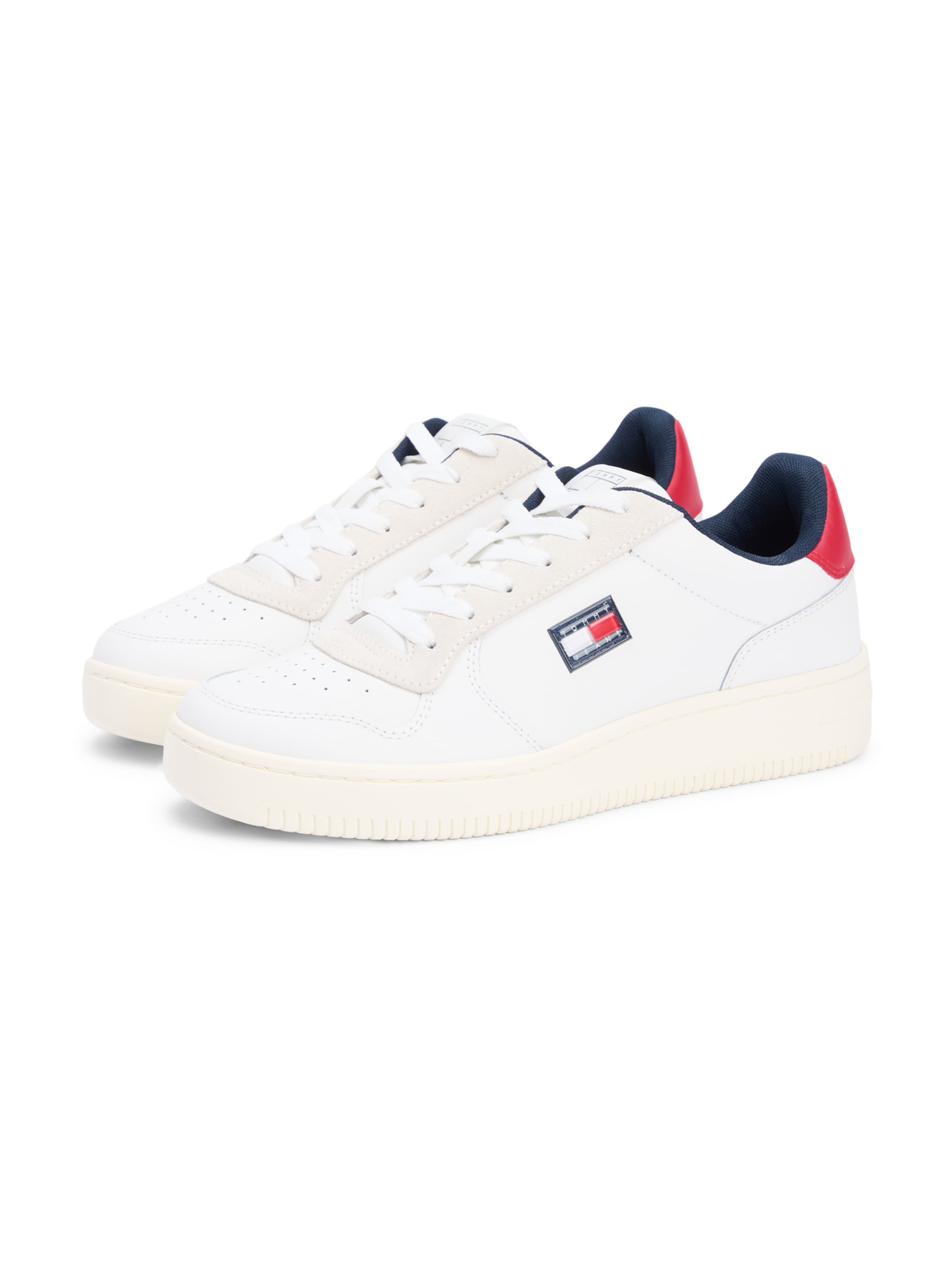 Tommy Jeans Tenisky 'RETRO BASKET' – bílá: přední strana