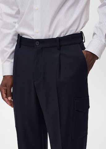 MANGO MAN Slimfit Hose 'Daytona' in Blau