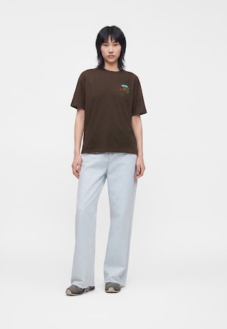 T-shirt 'S-HYTTE' NAPAPIJRI en marron