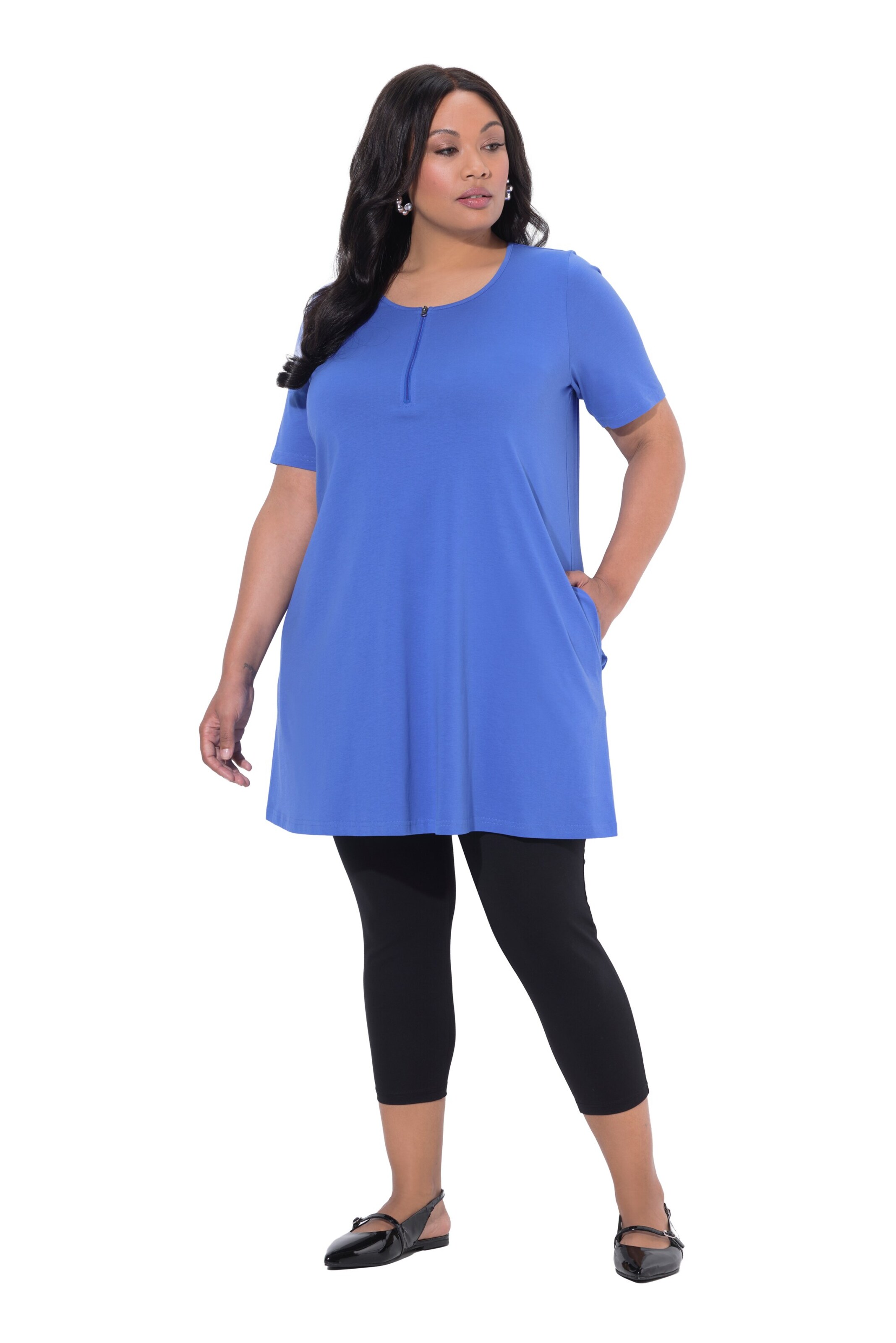 Ulla Popken Shirt in Blue: front