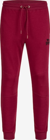 LONSDALE Конический (Tapered) Спортивные штаны 'Eriboll' в Красный: спереди