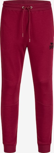 LONSDALE Hlače 'Eriboll' u karmin crvena / crna, Pregled proizvoda