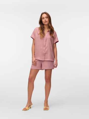 VERO MODA Loosefit Broek 'VMMelaney' in Roze