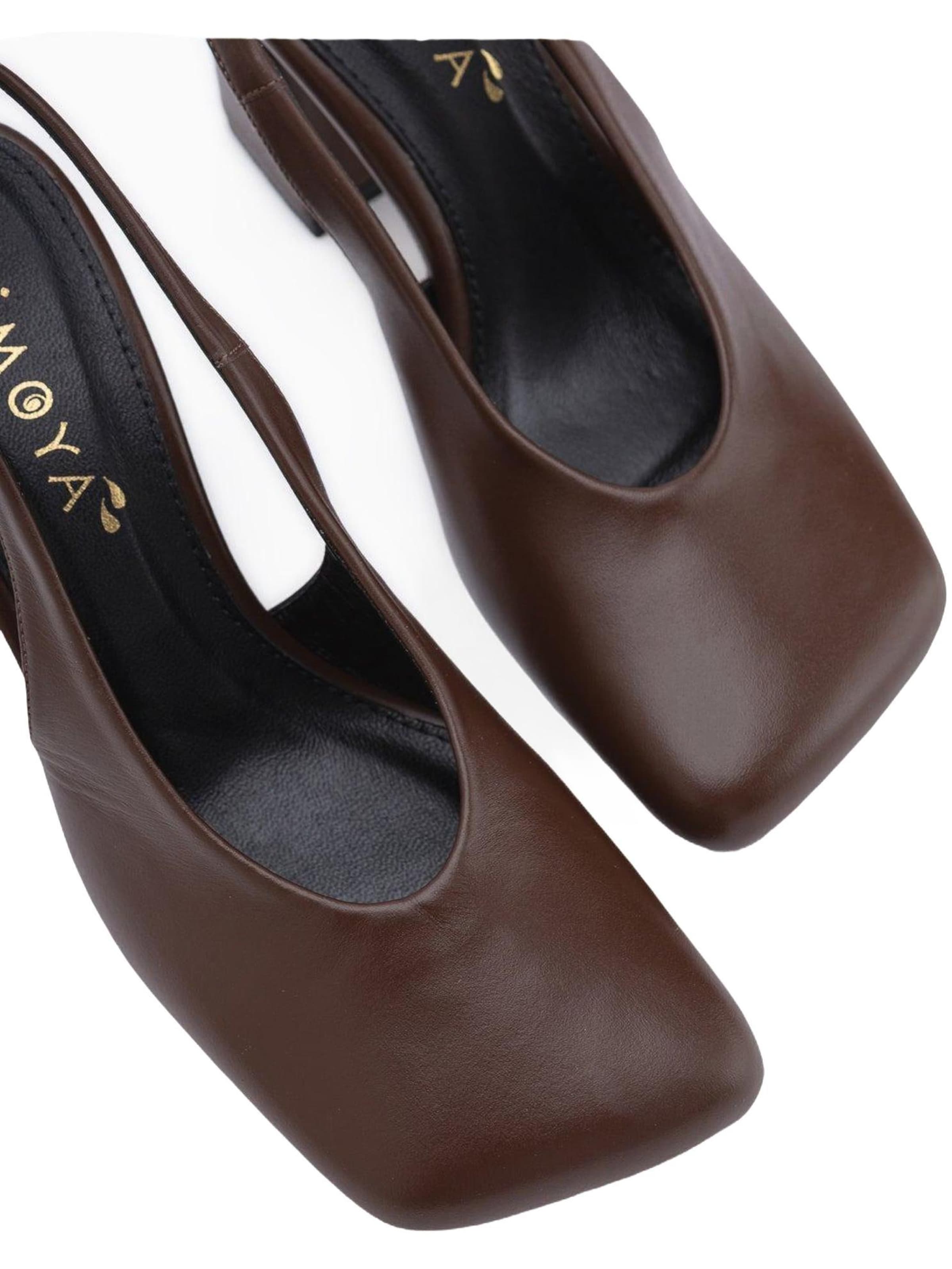 Limoya - Zapatos destalonado 'Lianna' en marrón
