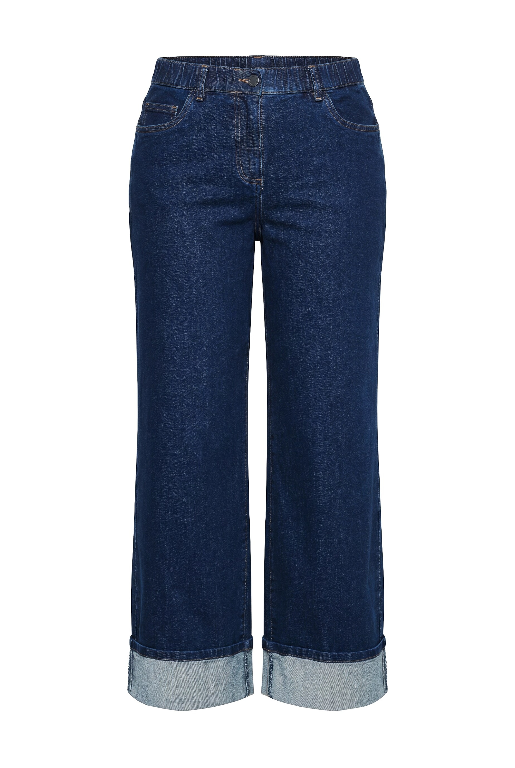 Ulla Popken Jeans in 32-34/Regular in de kleur Donkerblauw, Productweergave