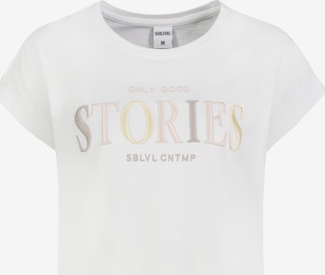 Sublevel T-Shirt in Weiß: Vorderseite