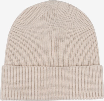 styleBREAKER Mütze 'Feinstrick Beanie Mütze mit Krempe' in beige, Produktansicht