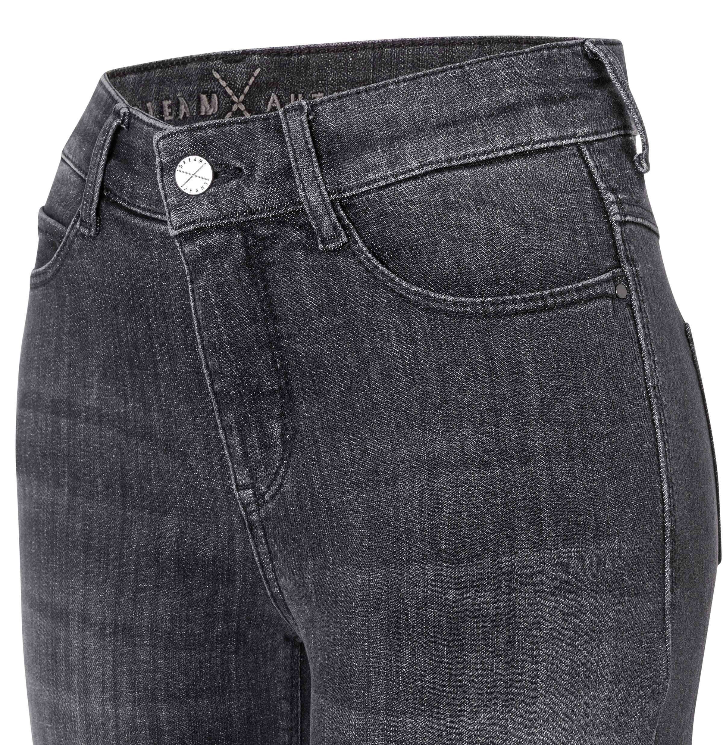 MAC Wide Leg Jeans in Grau