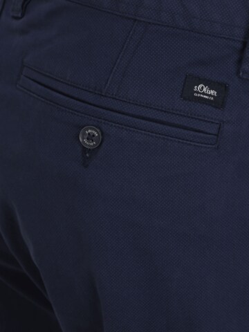 Regular Pantalon chino s.Oliver en bleu