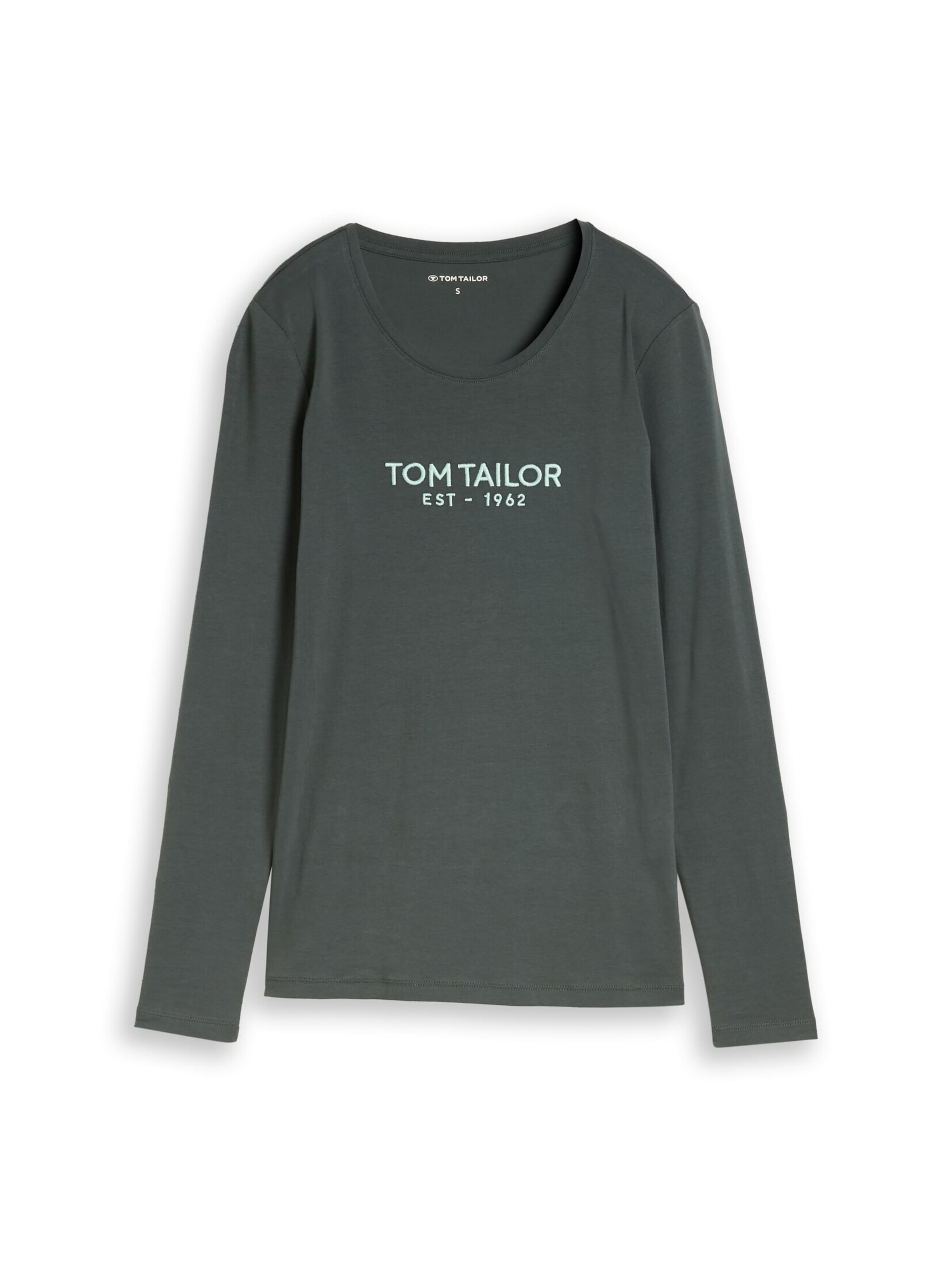 TOM TAILOR - Camiseta en verde: frente