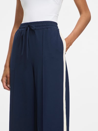 VILA Hose 'VIClua' in 34 in ecru / navy, Produktansicht