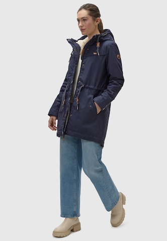 Parka d’hiver 'Canny' Ragwear en bleu : devant