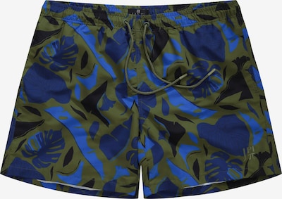 JAY-PI Zwemshorts in de kleur Blauw / Groen, Productweergave