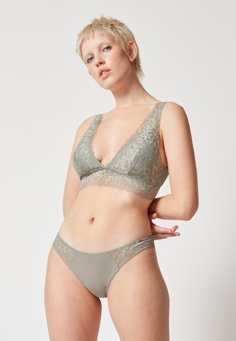 Skiny Triangle Bra in Grey