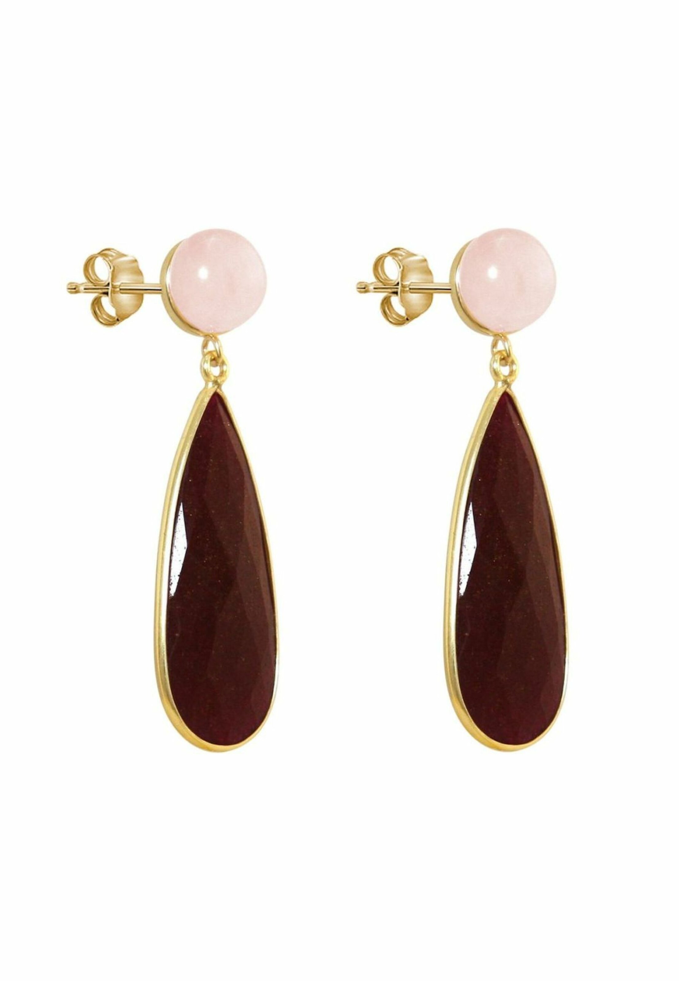 Gemshine Earrings in Red