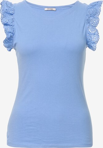 Top di Orsay in blu: frontale