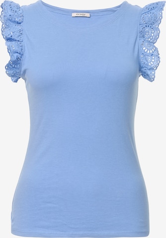 Top di Orsay in blu: frontale