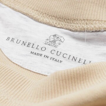 Brunello Cucinelli Sweatshirt / Sweatjacke S in Braun