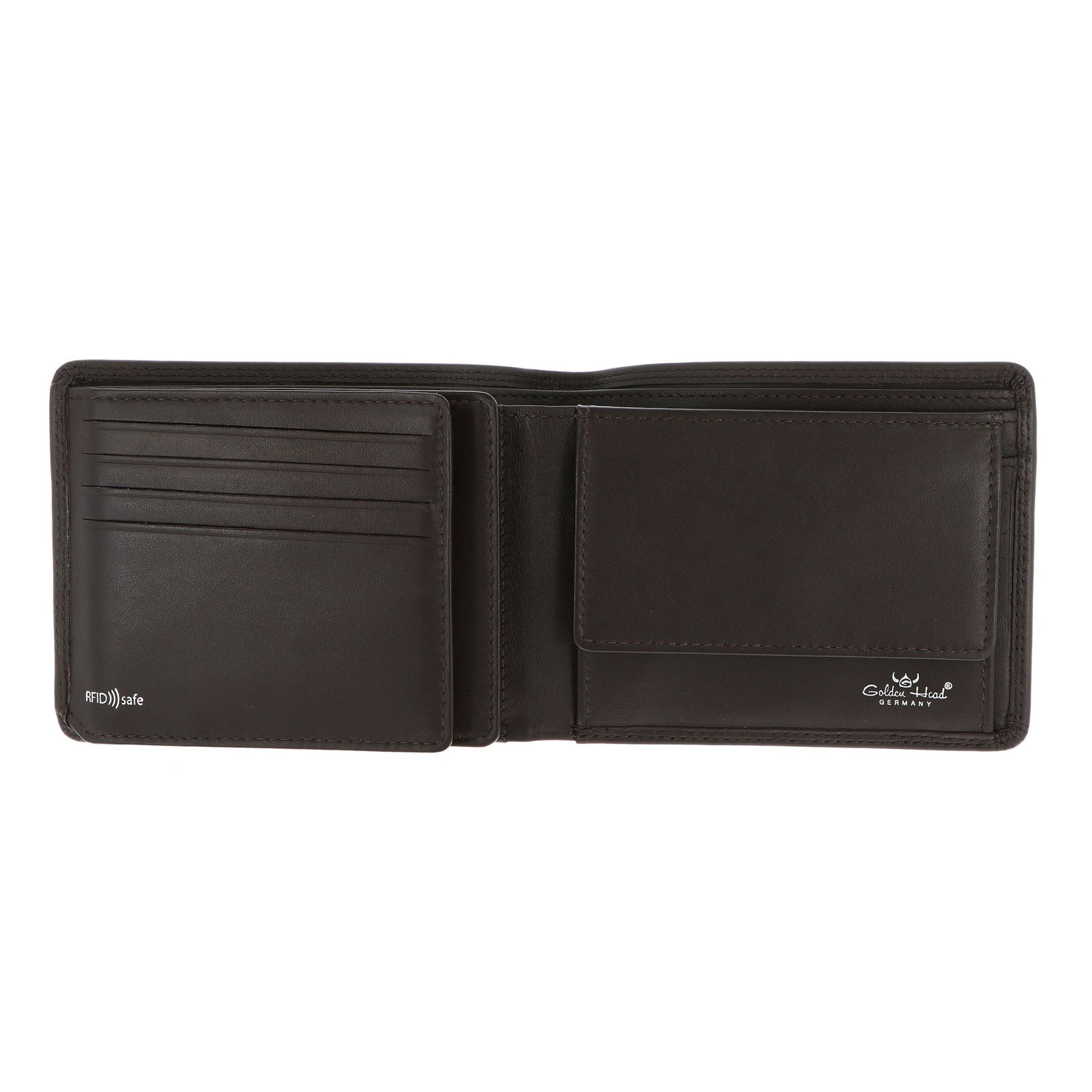 Porte-monnaies 'Polo' GOLDEN HEAD en marron