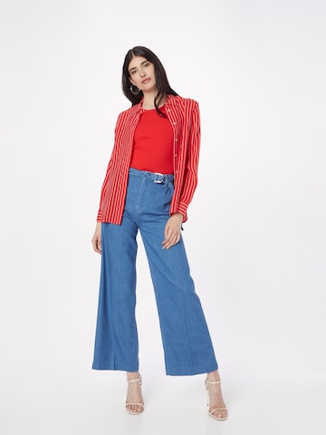 TOMMY HILFIGER Wide Leg Jeans i blå