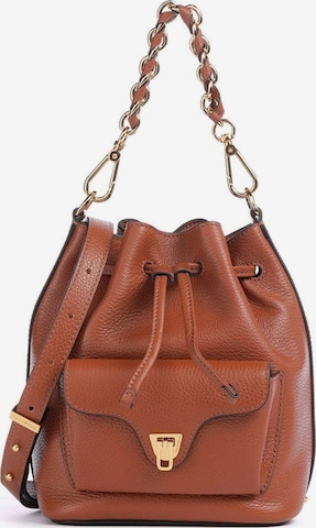 Coccinelle - Bolso saco 'Beat Generatio Handbag' en marrón: frente