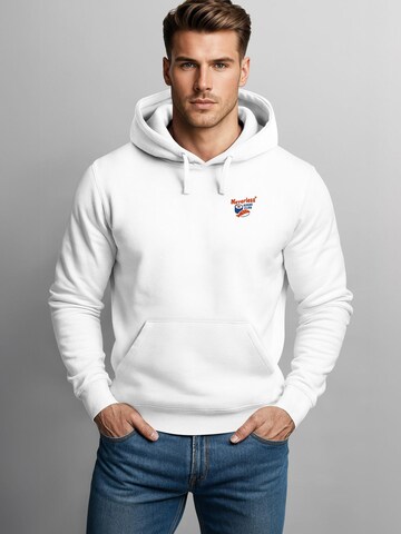Neverless Sweatshirt 'Sushi Lovers' in Weiß