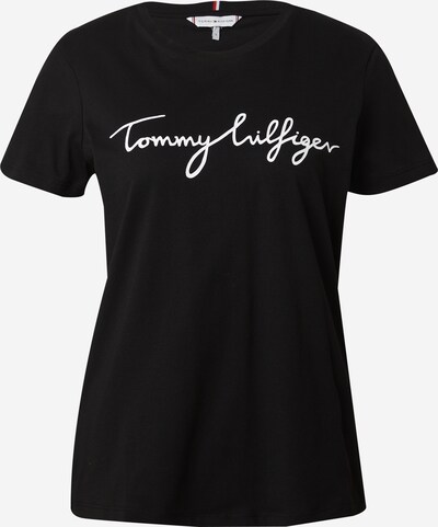 TOMMY HILFIGER Μπλουζάκι σε μαύρο / λευκό, Άποψη προϊόντος