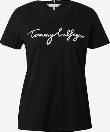 TOMMY HILFIGER T-Shirt in Schwarz: predná strana