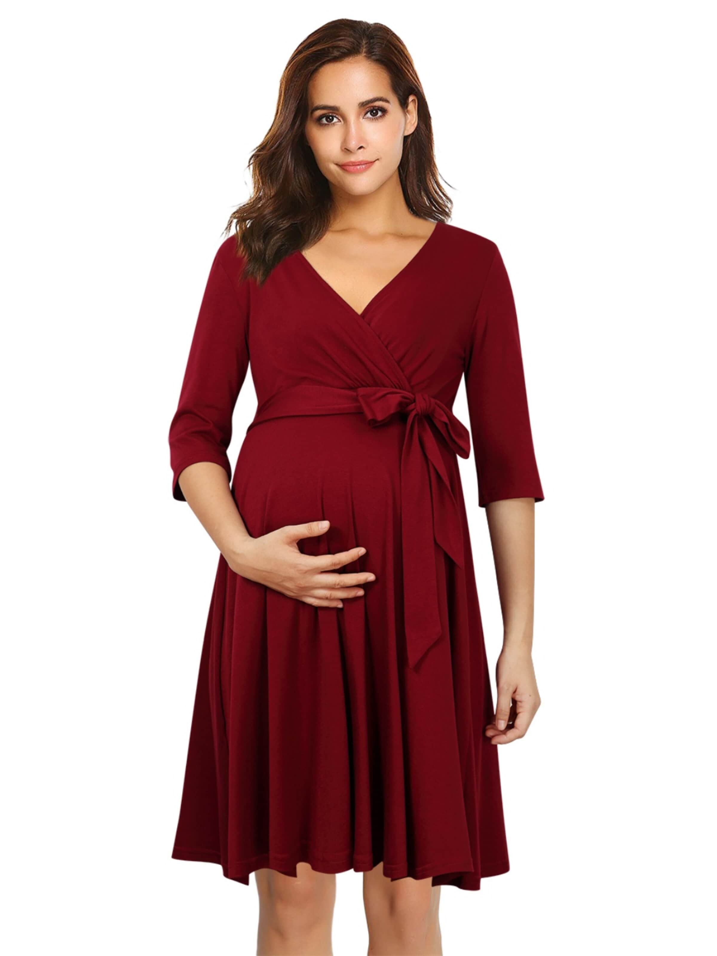 Yesfashion Jurk in Rood: voorkant
