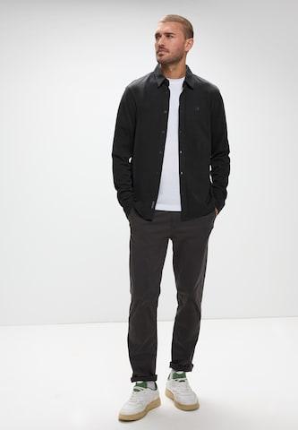 Street One MEN Regular Fit Hemd in Schwarz