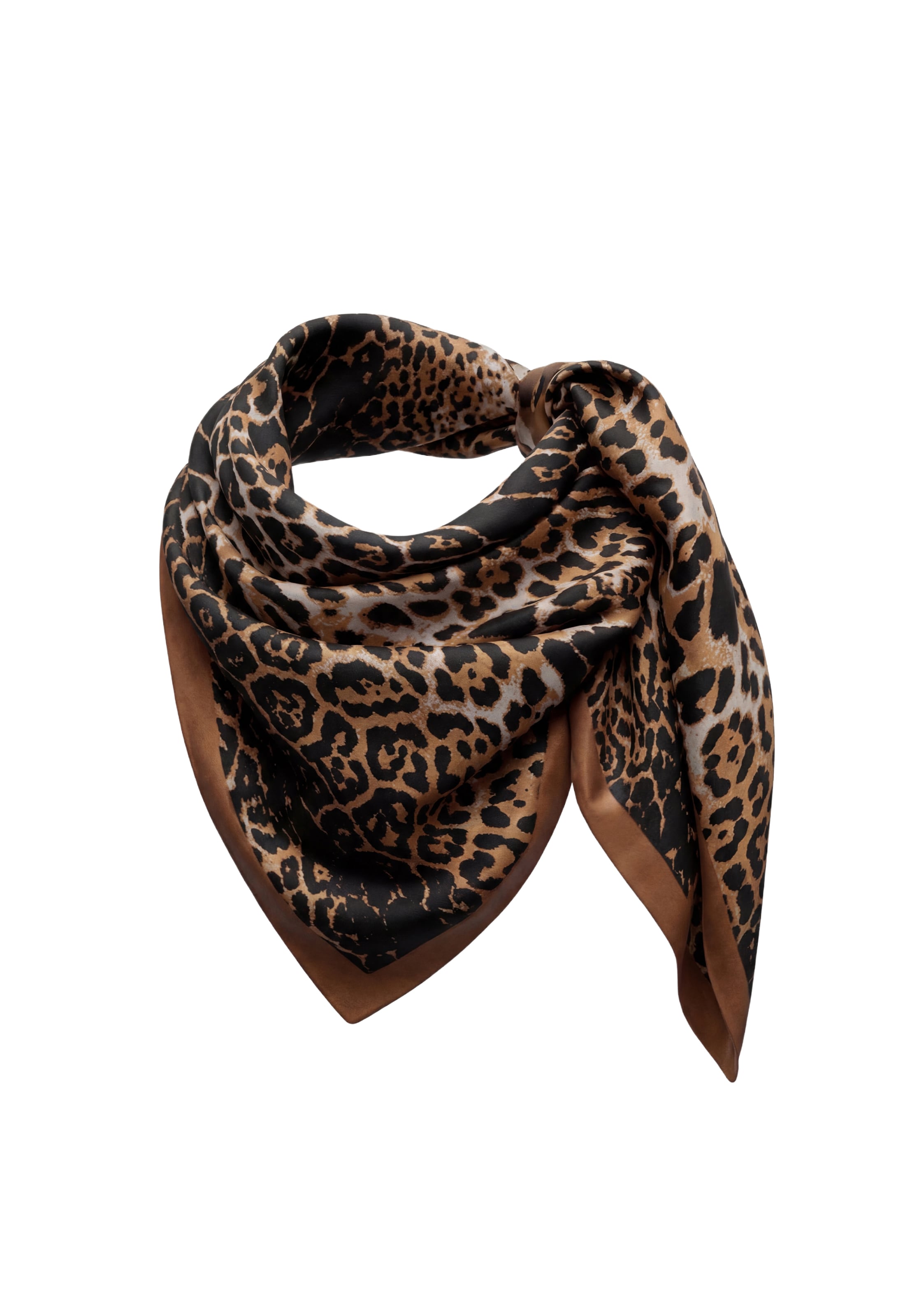 Foulard faina en marron : devant