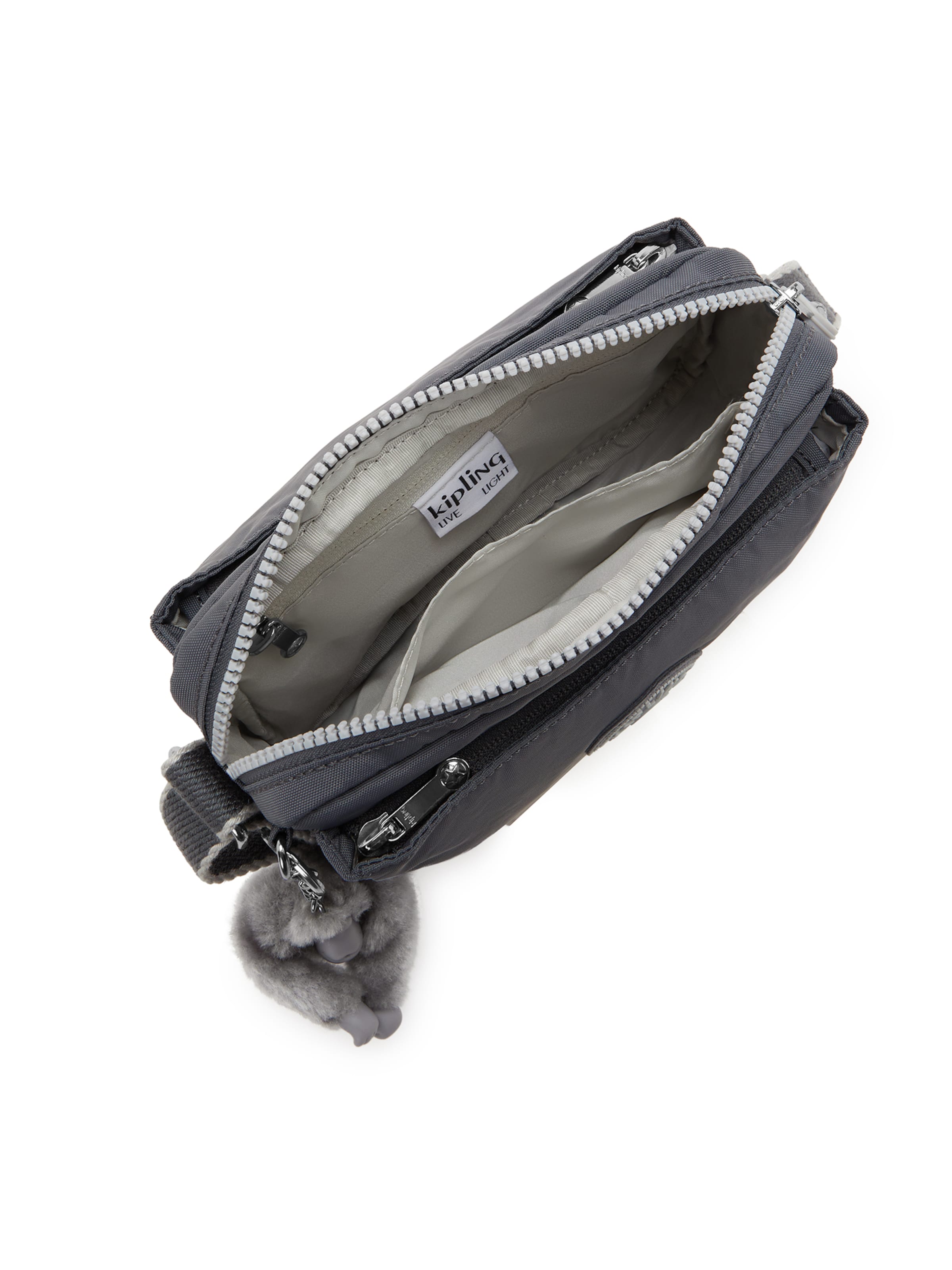 KIPLING - Bolso de hombro 'Abanu' en gris