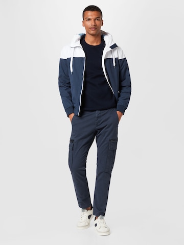 INDICODE JEANS Between-Season Jacket 'Lester' in Blue