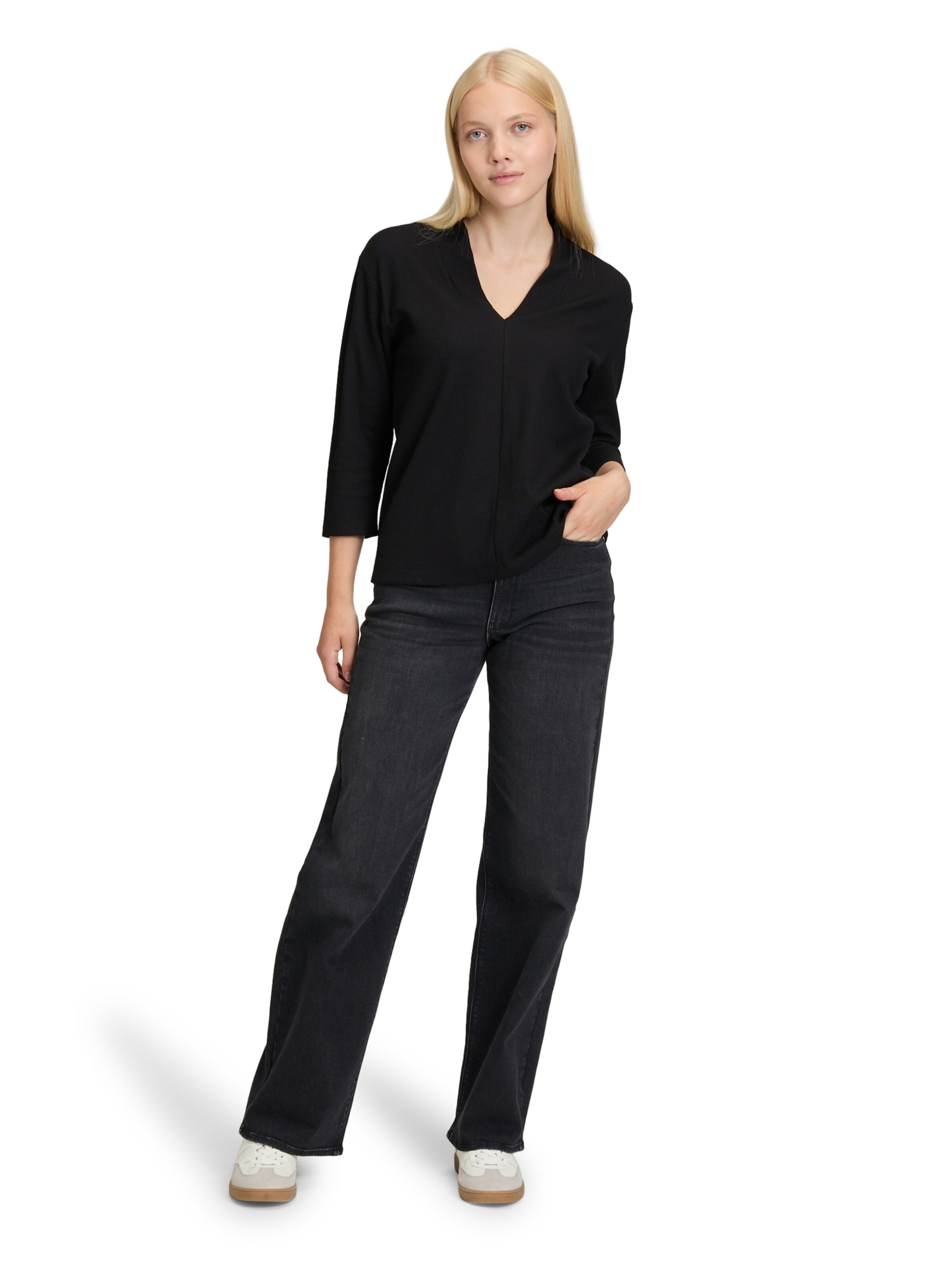 T-shirt Betty & Co en noir