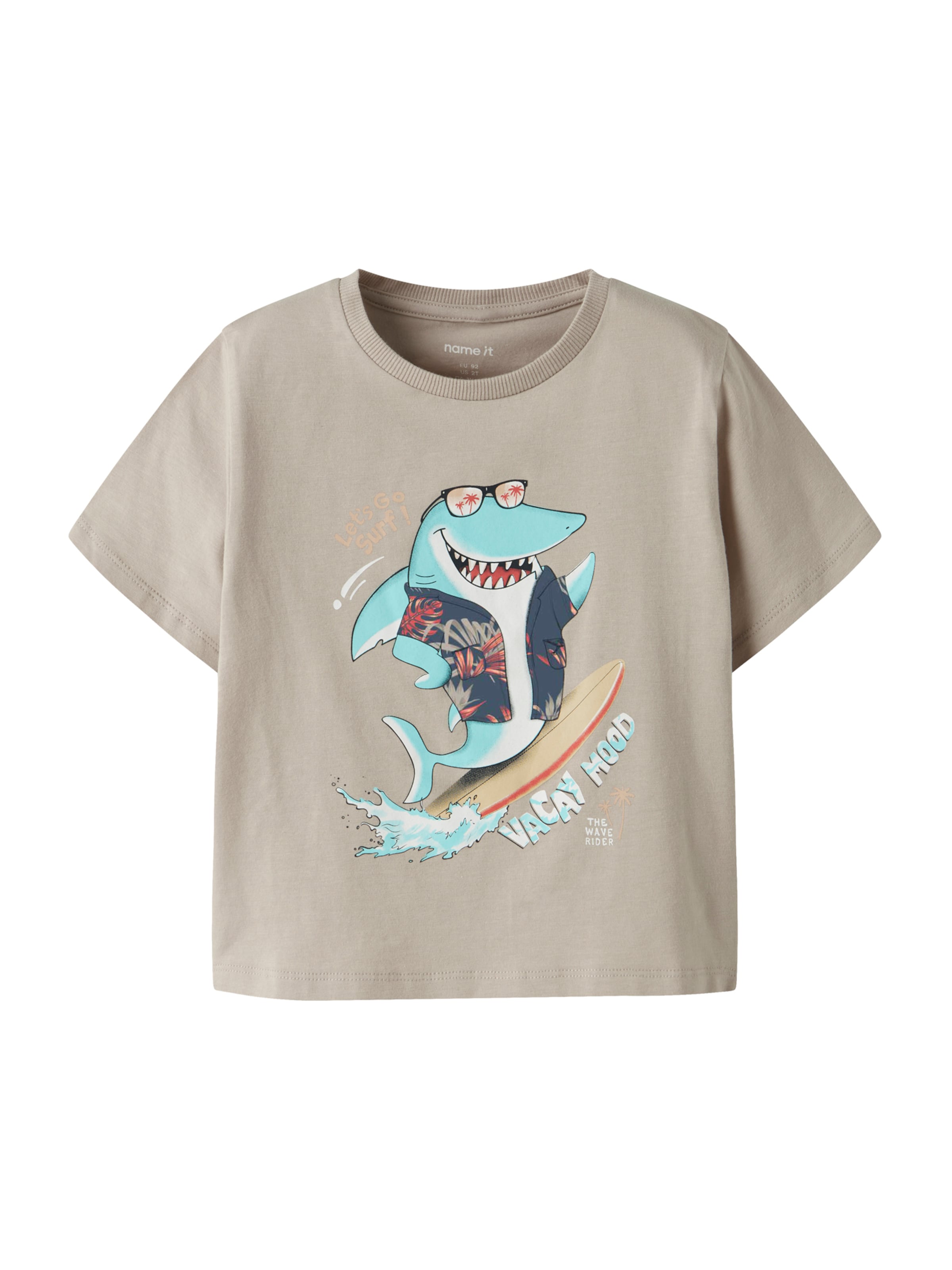 NAME IT Tričko 'NMMFOPZ' - Sivá: predná strana