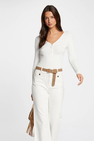 Morgan Trui 'MENZA' in Beige: voorkant