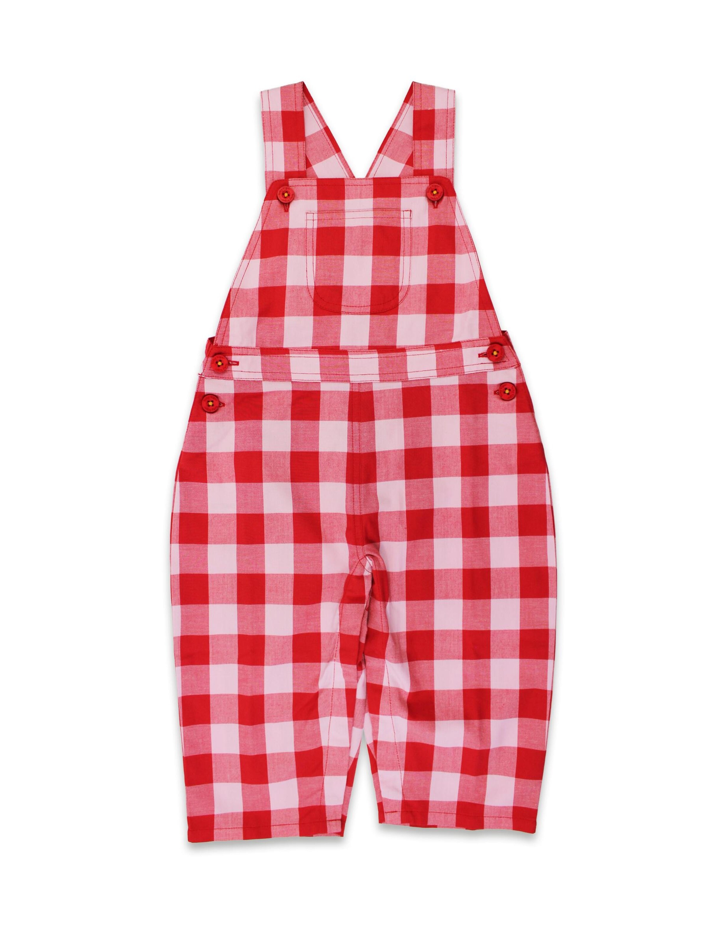Toby Tiger Regular Overalls in Red: front