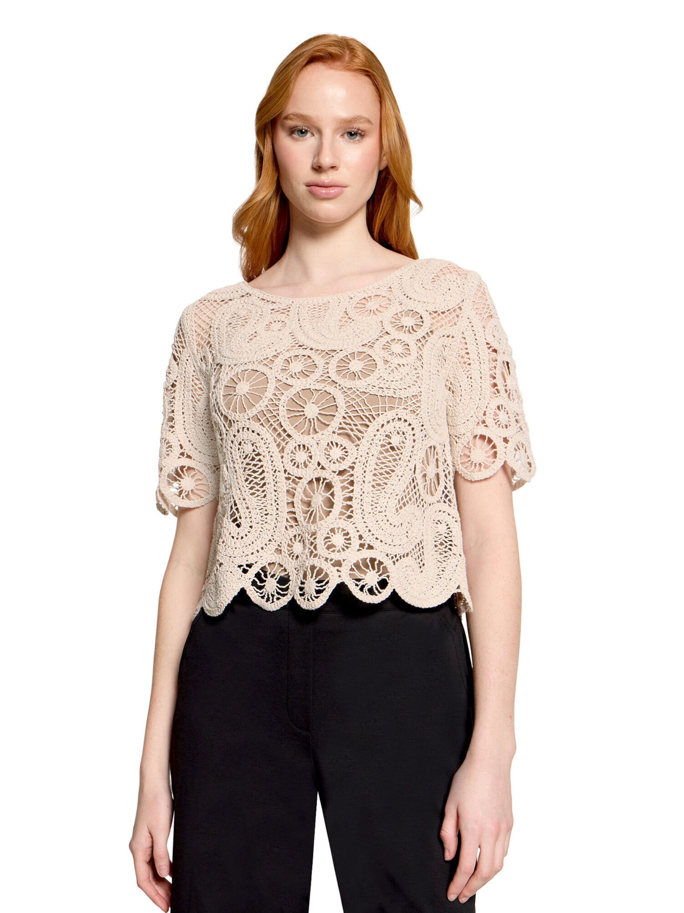 Pull-over Betty Barclay en beige : devant